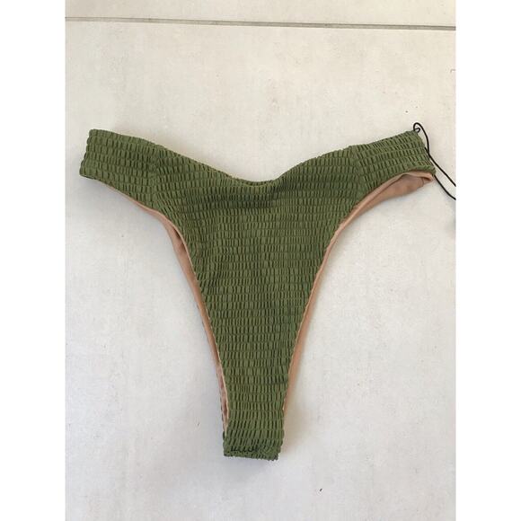 Sie Swim Hunter Smocked Bikini Bottom - Picture 1 of 8